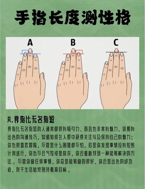 从手指的长短看一个人的个性