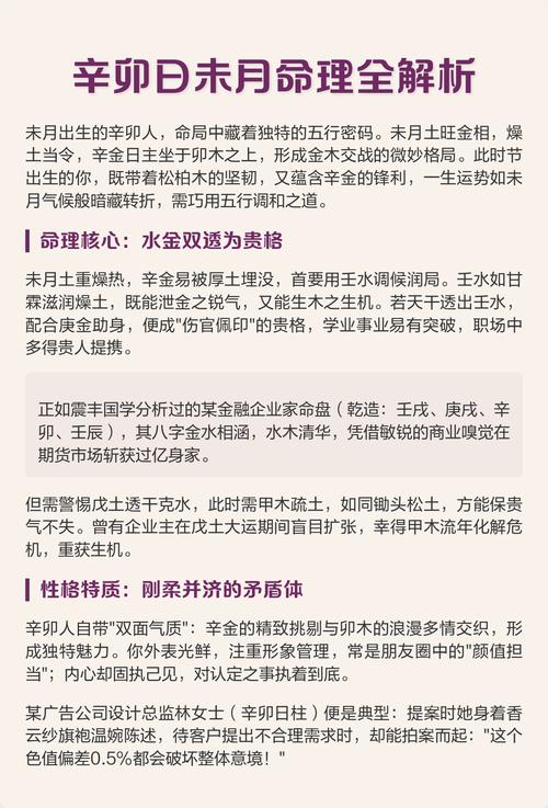 辛卯日出生的人命运好吗，辛卯日出生的人命运解析