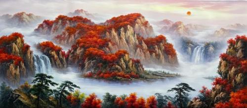 办公室挂什么画风水好 油画不错
