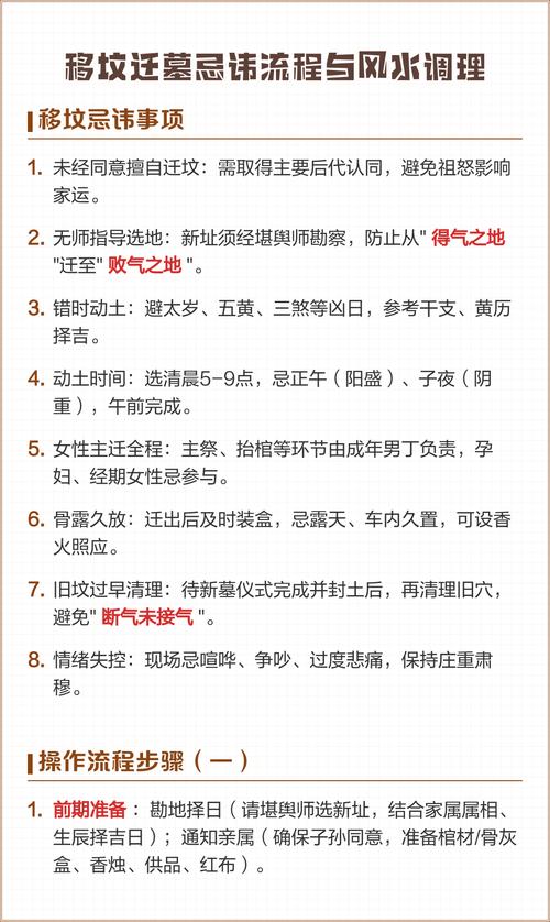 阴宅风水：迁坟时要注意的事项