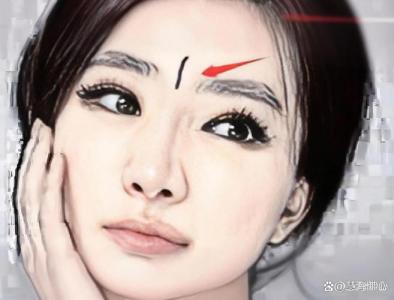 女人两眉毛之间有竖纹婚姻坎坷