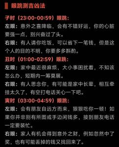 星期三左眼跳预兆
