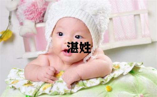 湛姓有气质的男孩名字