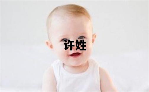 许姓有创意的男孩名字,取什么名字好