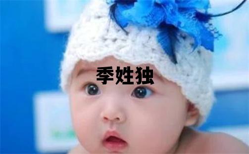 季姓独特优美的男孩名字,取什么名字好