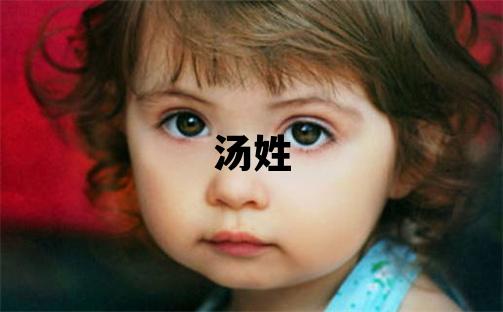 汤姓有涵养的女孩名字