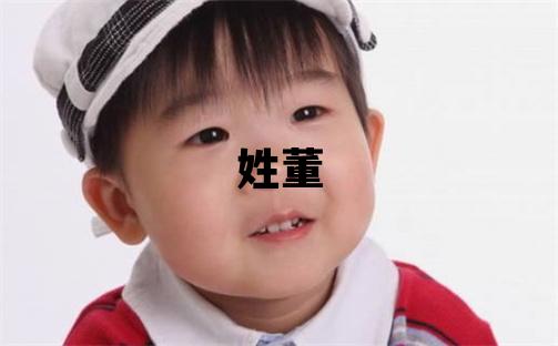 姓董叫什么名字好 姓董的男孩有涵养的名字