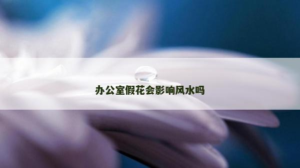 办公室假花会影响风水吗