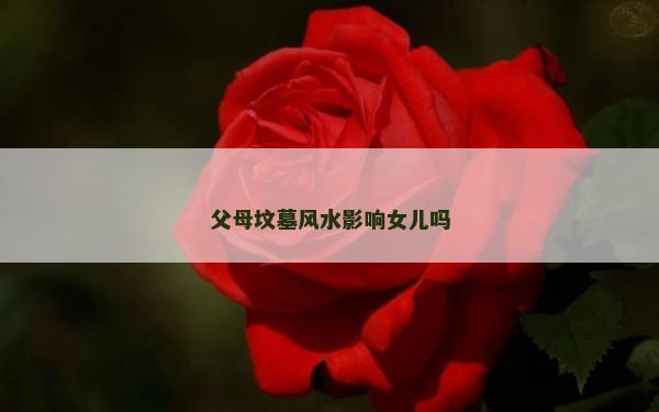父母坟墓风水影响女儿吗