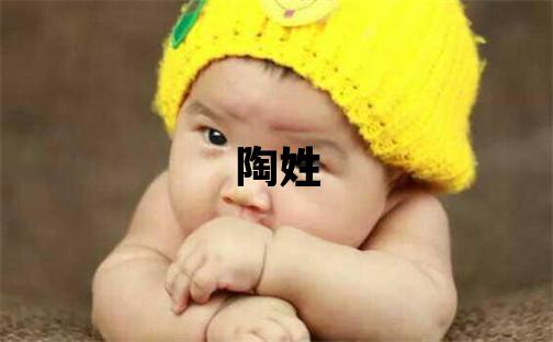 陶姓取名吉利的男宝宝名字