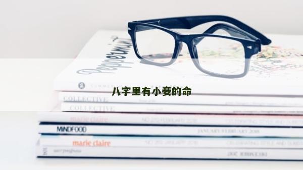 八字里有小妾的命