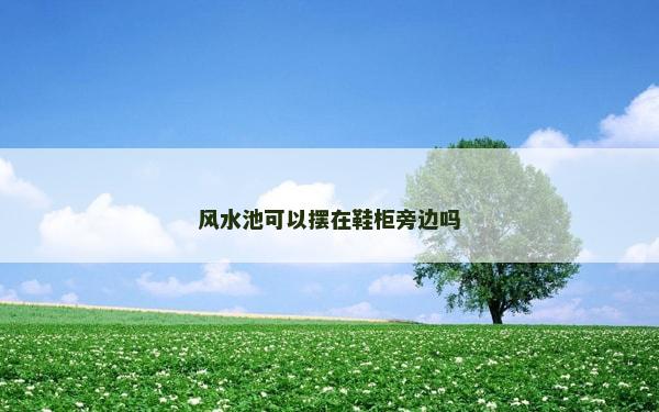风水池可以摆在鞋柜旁边吗