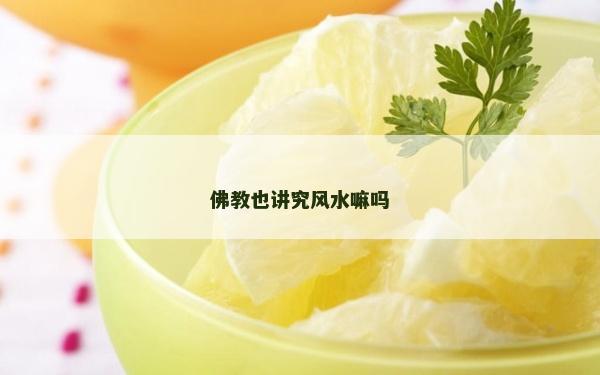 佛教也讲究风水嘛吗