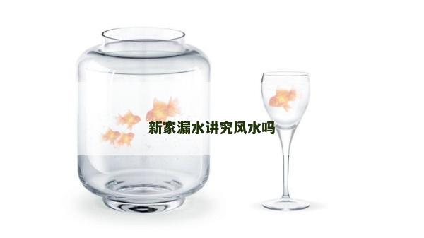 新家漏水讲究风水吗