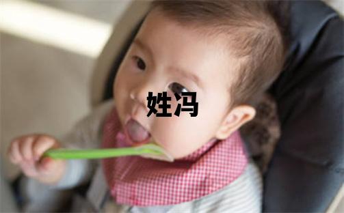 姓冯叫什么名字好 姓冯的男孩有智慧才气的名字