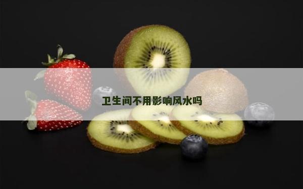 卫生间不用影响风水吗