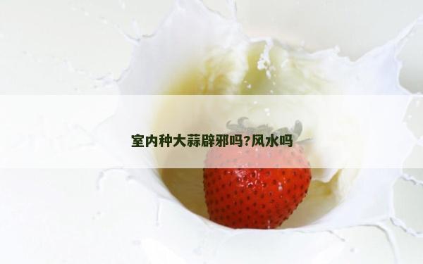 室内种大蒜辟邪吗?风水吗