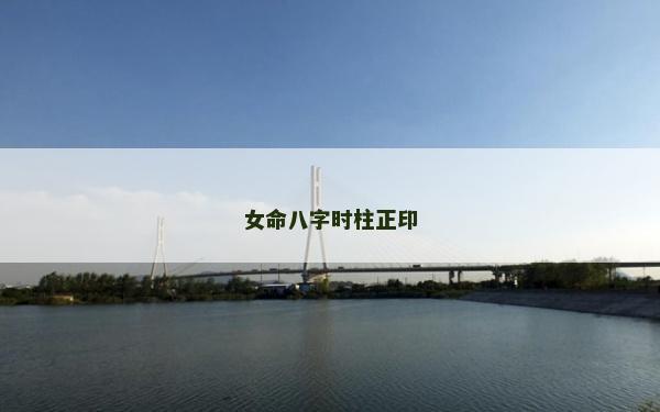 女命八字时柱正印