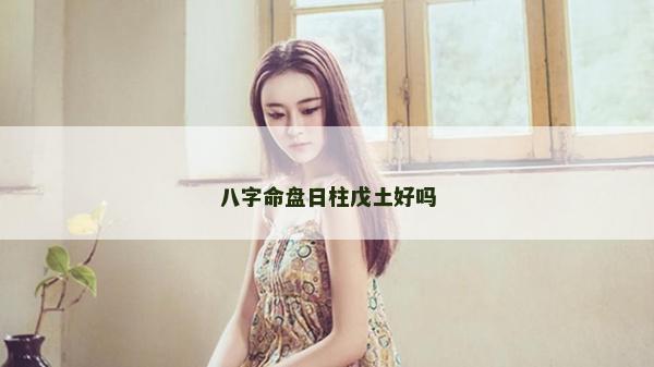 八字命盘日柱戊土好吗