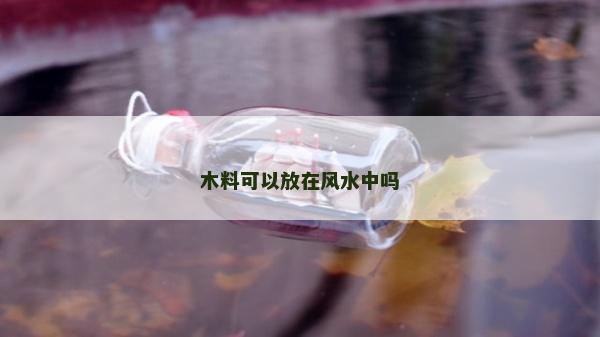 木料可以放在风水中吗