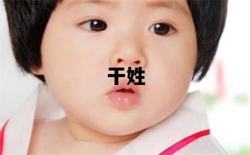 干姓有气质的男孩名字