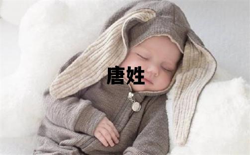 唐姓洋气的男孩名字