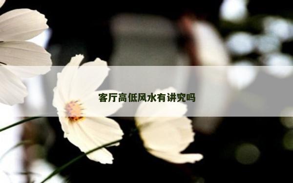 客厅高低风水有讲究吗