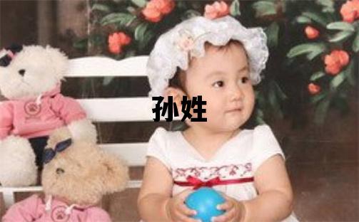 孙姓洋气的男孩名字
