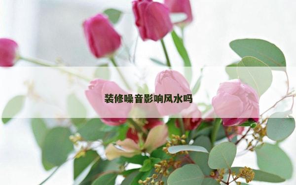 装修噪音影响风水吗