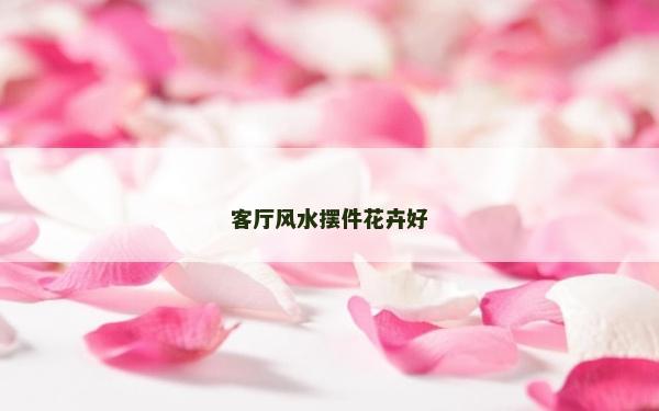 客厅风水摆件花卉好