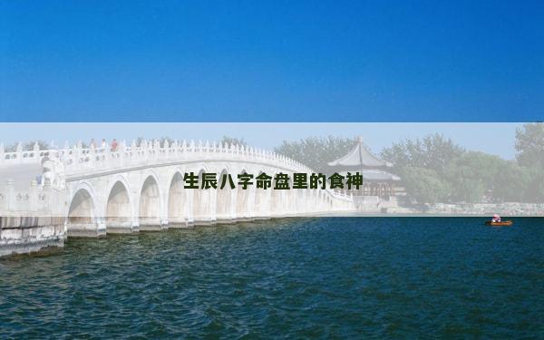 生辰八字命盘里的食神