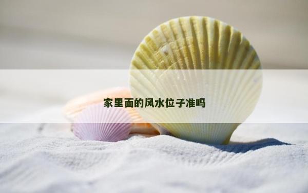 家里面的风水位子准吗