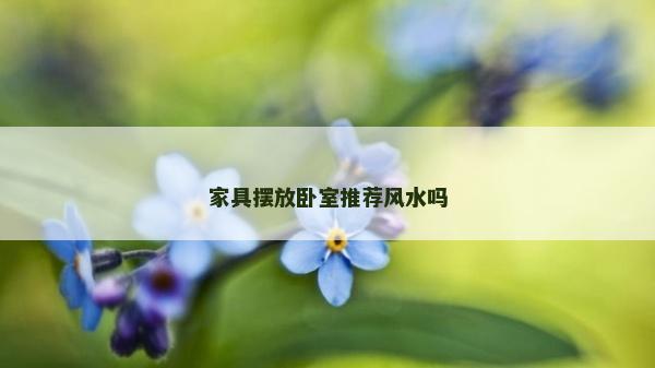 家具摆放卧室推荐风水吗