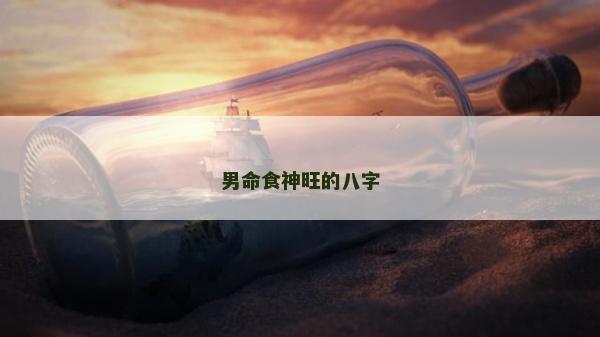 男命食神旺的八字