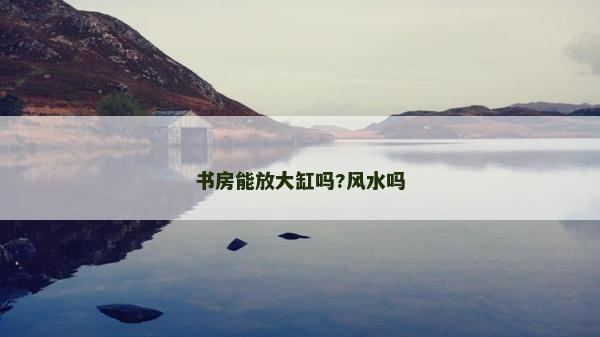 书房能放大缸吗?风水吗