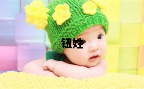 钮姓有灵气的男宝宝名字
