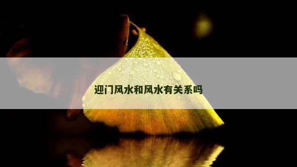 迎门风水和风水有关系吗