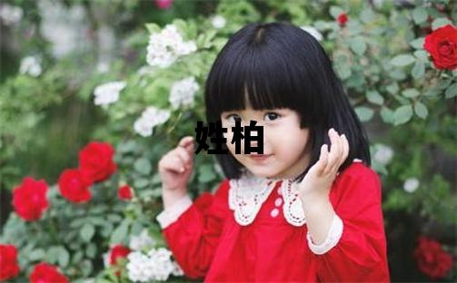 姓柏叫什么名字好 姓柏的男孩冷门独特的名字