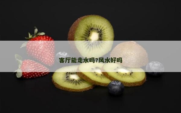 客厅能走水吗?风水好吗