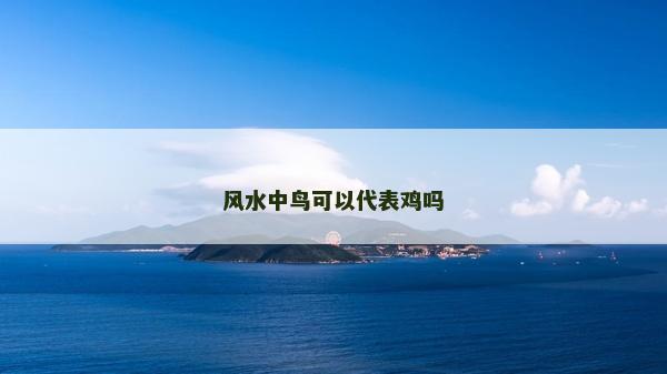 风水中鸟可以代表鸡吗