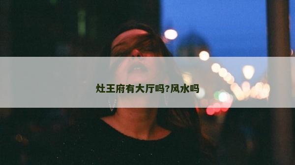 灶王府有大厅吗?风水吗