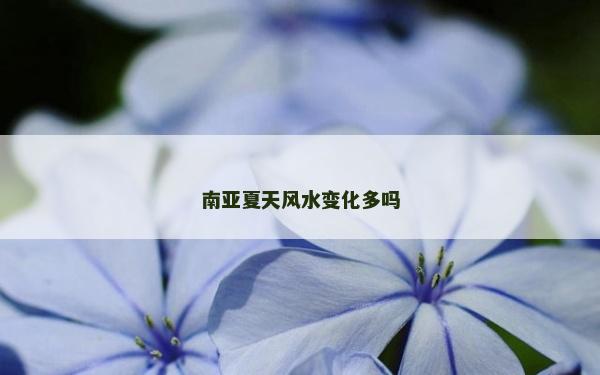南亚夏天风水变化多吗