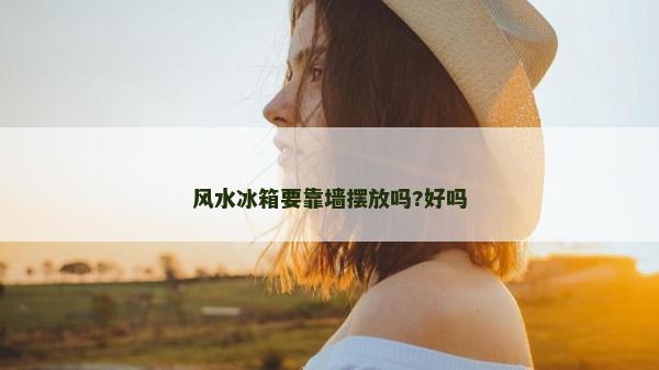 风水冰箱要靠墙摆放吗?好吗