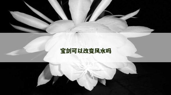 宝剑可以改变风水吗