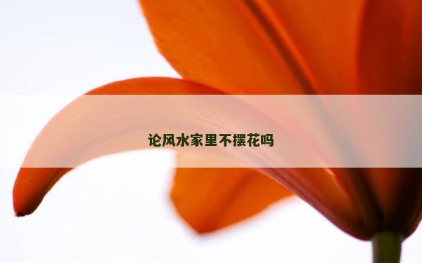 论风水家里不摆花吗