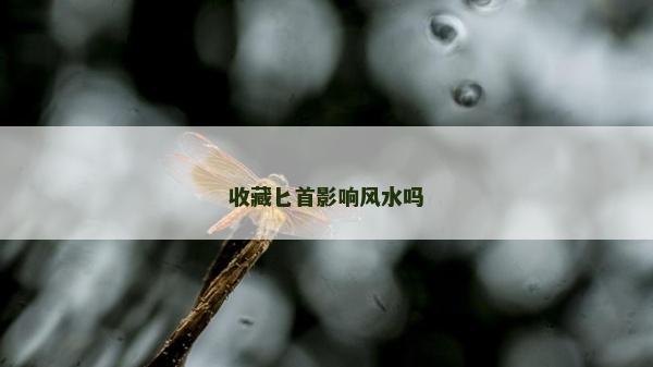 收藏匕首影响风水吗