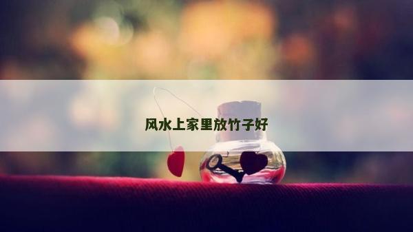 风水上家里放竹子好