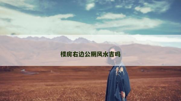 楼房右边公厕风水吉吗