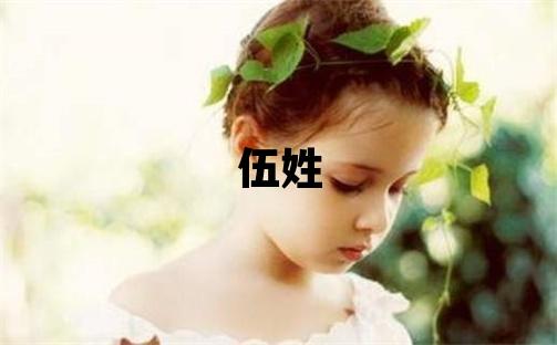 伍姓吉利的男孩名字,取什么名字好