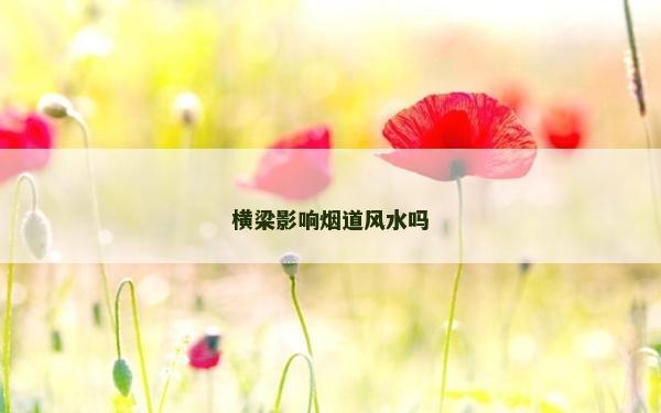 横梁影响烟道风水吗